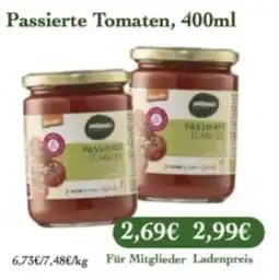LPG Biomarkt Passierte Tomaten Angebot