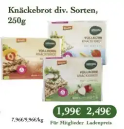 LPG Biomarkt Knäckebrot div. Sorten Angebot