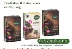 LPG Biomarkt Edelkakao & Kakao stark entölt Angebot