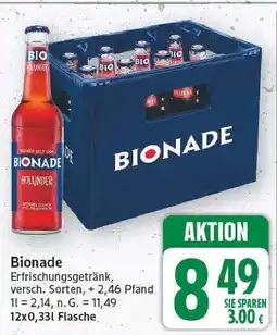 E-Center Bionade erfrischungsgetränk Angebot