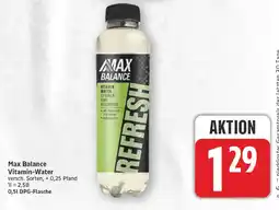 E-Center Max balance vitamin-water Angebot