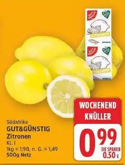 E-Center Gut&günstig zitronen Angebot