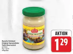 E-Center Kunella feinkost original spreewälder tafel-meerrettich Angebot