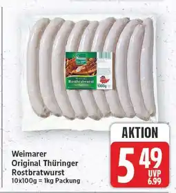E-Center Weimarer original thüringer rostbratwurst Angebot