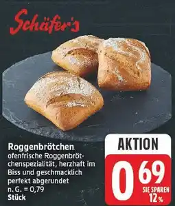 E-Center Schäfer's roggenbrötchen Angebot