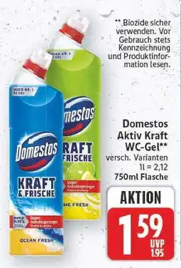 E-Center Domestos aktiv kraft wc-gel Angebot