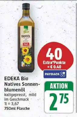 E-Center Edeka bio natives sonnenblumenöl Angebot
