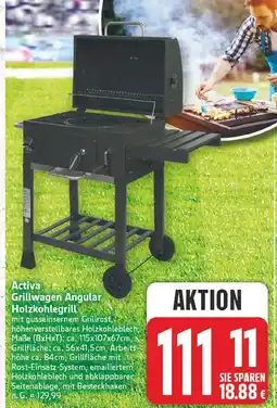 E-Center Activa grillwagen angular holzkohlegrill Angebot