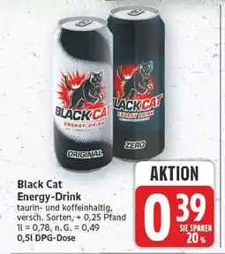 E-Center Black cat energy-drink Angebot