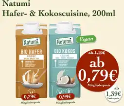 LPG Biomarkt Natumi Hafer- & Kokoscuisine Angebot