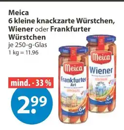 V Markt Meica wiener würstchen Angebot