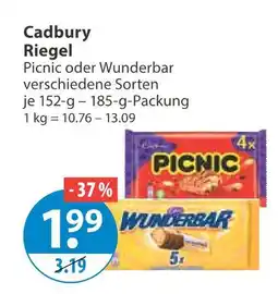 V Markt Cadbury riegel Angebot