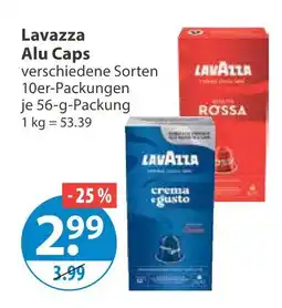 V Markt Lavazza alu caps Angebot