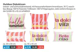 V Markt Outdoor dekokissen Angebot