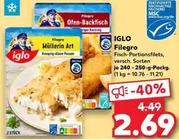 Kaufland Iglo Filegro Angebot