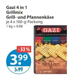 V Markt Gazi 4 in 1 grillmix grill- und pfannenkäse Angebot