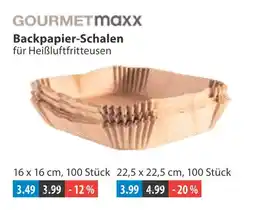 V Markt Gourmetmaxx backpapier-schalen Angebot