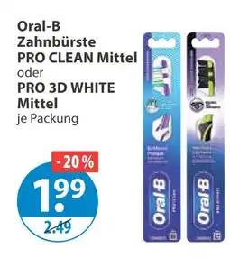 V Markt Oral-b pro clean mittel oder pro 3d white mittel Angebot