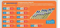 V Markt Michelin scheibenwischer multi fit 35, 350 mm länge Angebot