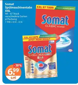 V Markt Somat spülmaschinentabs xxl Angebot