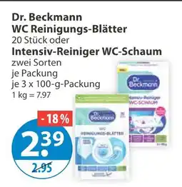 V Markt Dr. beckmann wc reinigungs-blätter Angebot