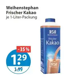 V Markt Weihenstephan frischer kakao Angebot