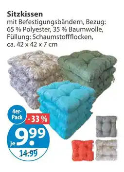V Markt Sitzkissen Angebot