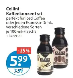 V Markt Cellini kaffeekonzentrat Angebot