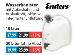 V Markt Enders wasserkanister 10 liter Angebot