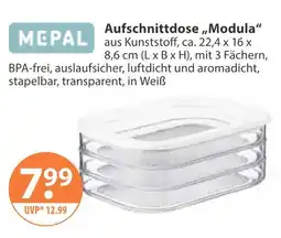 V Markt Mepal aufschnittdose modula Angebot