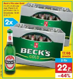 Netto Marken-Discount Beck's pils Angebot