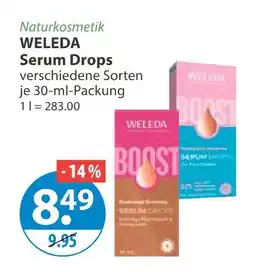 V Markt Weleda serum drops Angebot
