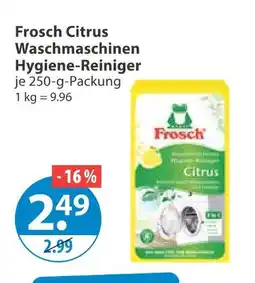 V Markt Frosch citrus waschmaschinen hygiene-reiniger Angebot