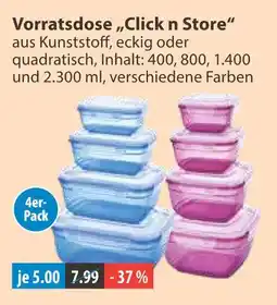 V Markt Vorratsdose click n store Angebot