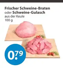 V Markt Frischer schweine-braten oder schweine-gulasch Angebot