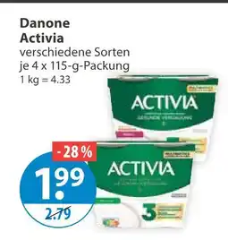 V Markt Danone activia Angebot