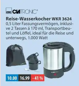 V Markt Clatronic reise-wasserkocher wkr 3624 Angebot