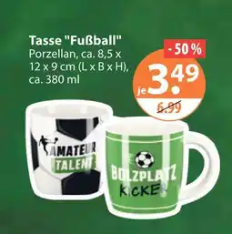 V Markt Tasse fußball Angebot