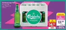Netto Marken-Discount Carlsberg lager beer Angebot