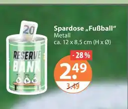 V Markt Spardose „fußball“ Angebot