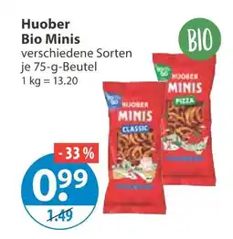 V Markt Huober bio minis Angebot