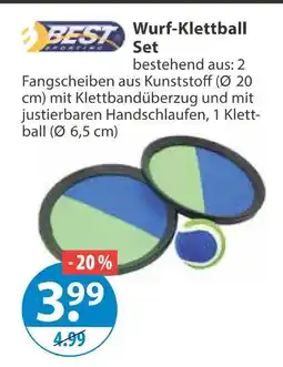 V Markt Best wurf-klettball set Angebot