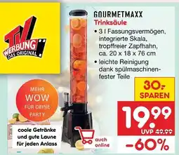 Netto Marken-Discount Gourmetmaxx trinksäule Angebot