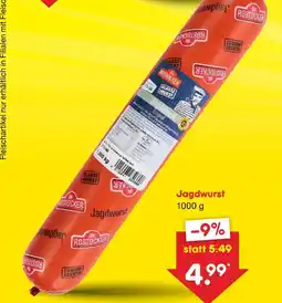 Netto Marken-Discount Jagdwurst Angebot