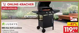 Netto Marken-Discount Juskys bbq gas-grill louisiana Angebot