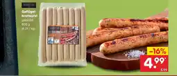 Netto Marken-Discount Geflügel-bratwurst Angebot