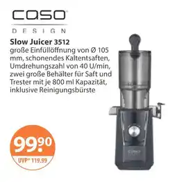 V Markt Caso design slow juicer 3512 Angebot