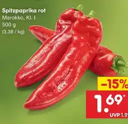 Netto Marken-Discount Spitzpaprika rot Angebot