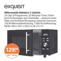 V Markt Exquisit mikrowelle mw8023-f-240dig Angebot