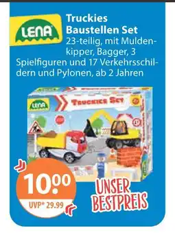 V Markt Lena truckies baustellen set Angebot